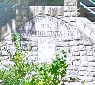 Memorial to the "Start Westward of the United States" Marker image. Click for full size.