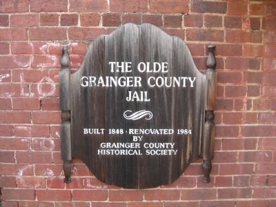 The Olde Grainger County Jail Marker image. Click for full size.