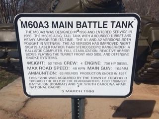 M60 A3 Main Battle Tank Marker image. Click for full size.