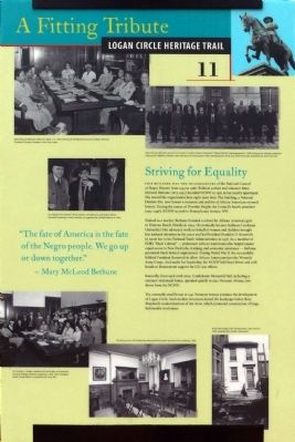 Striving for Equality Marker image. Click for full size.