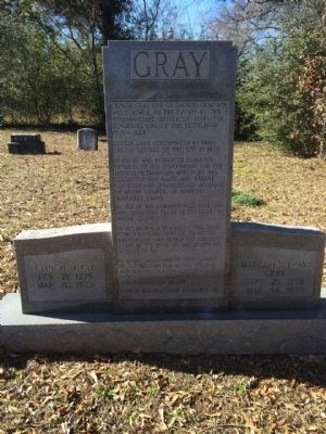 Clinch Gray gravestone. Click for full size. Clinch Gray gravestone image. Click for full size.