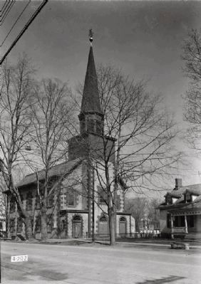 <i>VIEW FROM SOUTH. - First Dutch Reformed Church, Main Street, Fishkill, Dutchess County…</i> image. Click for full size.
