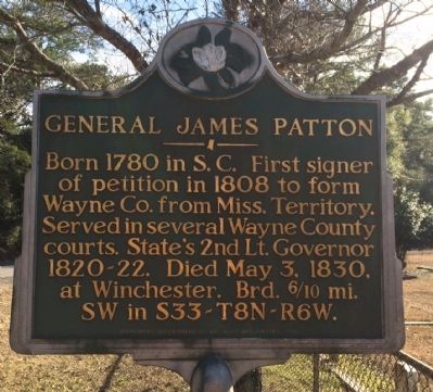 General James Patton Marker image. Click for full size.
