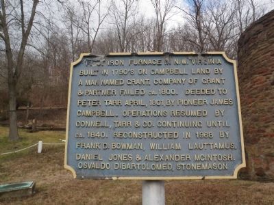 Peter Tarr Furnace Marker. Click for full size. Peter Tarr Furnace Marker image. Click for full size.