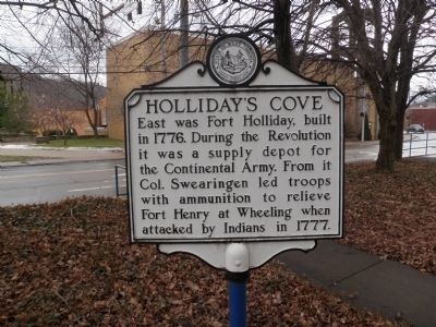 Holliday's Cove Marker. Click for full size. Holliday's Cove Marker image. Click for full size.
