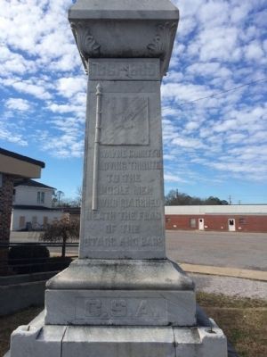 Wayne County Civil War Monument (Front) image. Click for full size.