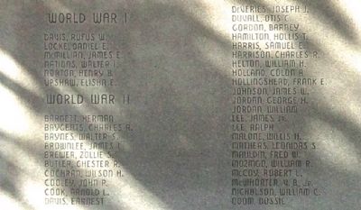 World War I & World War II. Click for full size. World War I & World War II image. Click for full size.