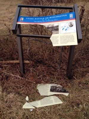 Third Battle of Winchester Marker image. Click for full size.