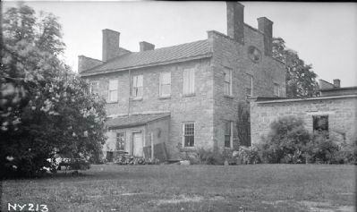 <i>South East Elevation-Rear. - James R. Clark House, Main Street, Caledonia, Livingston County </i> image. Click for full size.