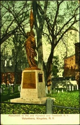 <i>Monument to the one Hundred and Twentieth N.Y. Volunteers, Kingston, N.Y.</i> image. Click for full size.