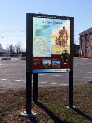 A Town Spared Marker image. Click for full size.