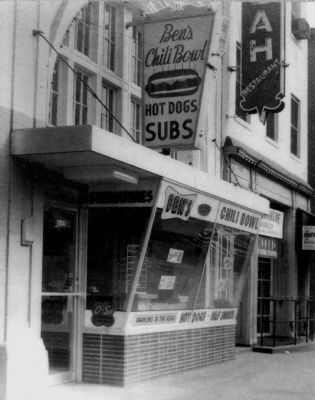 Ben's Chili Bowl 1958 image. Click for full size.