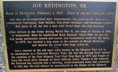 Father of the Iditarod Marker image. Click for full size.