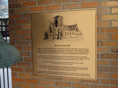 St. Mary's-on-the-Hill Marker. Click for full size. St. Mary's-on-the-Hill Marker image. Click for full size.
