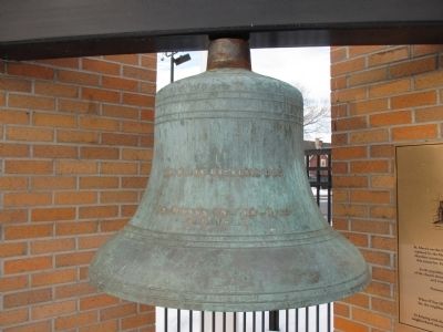 St. Mary's-on-the-Hill Bell. Click for full size. St. Mary's-on-the-Hill Bell image. Click for full size.