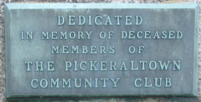 Pickrelltown Community Club Marker image. Click for full size.