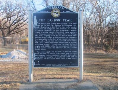 The Ox-Bow Trail Marker image. Click for full size.