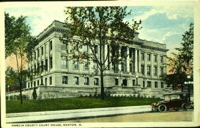 <i>Hardin County Court House, Kenton, O.</i> image. Click for full size.