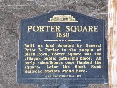 Porter Square Marker. Click for full size. Porter Square Marker image. Click for full size.