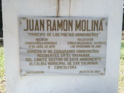 Juan Ramon Molina Marker image. Click for full size.