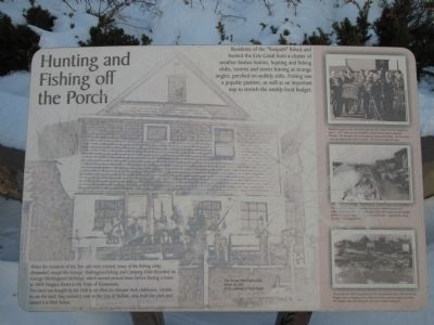 Hunting and Fishing off the Porch Marker. Click for full size. Hunting and Fishing off the Porch Marker image. Click for full size.