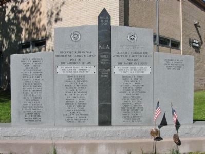 Korean and Vietnam Veterans Memorial image. Click for full size.