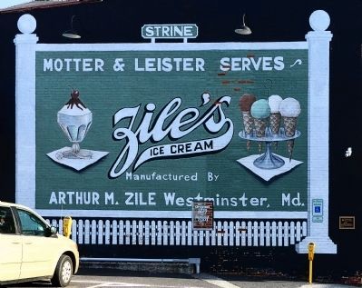 Zile's Ice Cream Sign image. Click for full size.