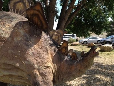 "Dinosaur" located near marker. image. Click for full size.