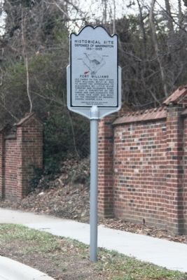 Fort Williams Marker. Click for full size. Fort Williams Marker image. Click for full size.