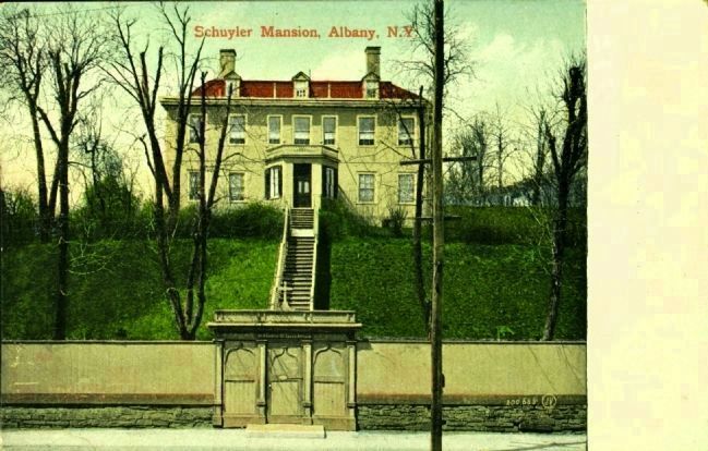 <i>Schuyler Mansion, Albany, N.Y.</i> image. Click for full size.