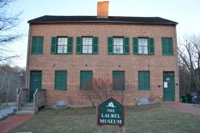 The Laurel Museum building, referenced in the marker text. image. Click for full size.