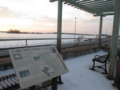 Niagara River and Strawberry Island. Click for full size. Niagara River and Strawberry Island image. Click for full size.