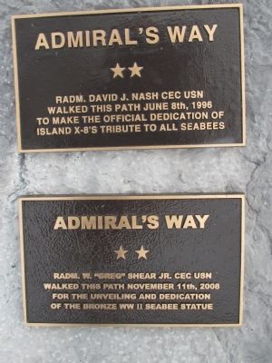 Admiral's Way Plaques image. Click for full size.