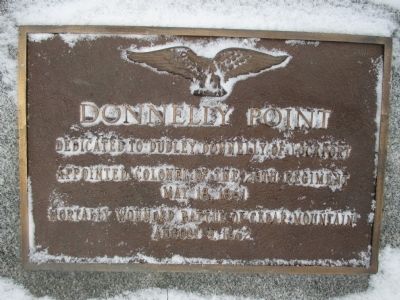 Donnelly Point Memorial. Click for full size. Donnelly Point Memorial image. Click for full size.