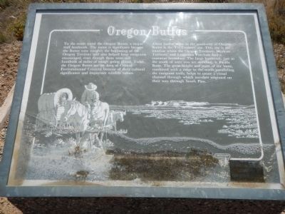 Oregon Buttes Marker image. Click for full size.