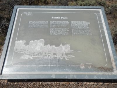 South Pass Marker. Click for full size. South Pass Marker image. Click for full size.