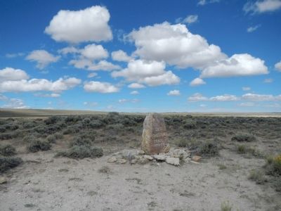 Old Oregon Trail Marker. Click for full size. Old Oregon Trail Marker image. Click for full size.