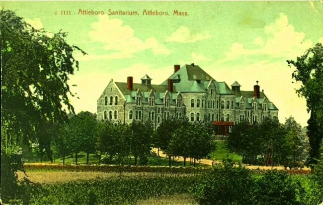 <i>Attleboro Sanitarium, Attleboro, Mass.</i> image. Click for full size.