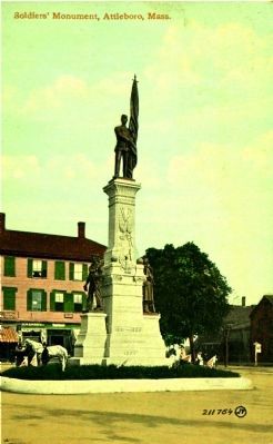 <i> Soldiers' Monument, Attleboro, Mass.</i> image. Click for full size.