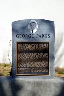 George Parks Marker image. Click for full size.