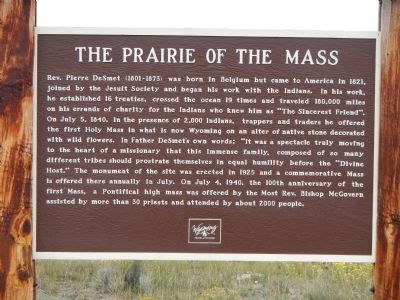 The Prairie of the Mass Marker image. Click for full size.