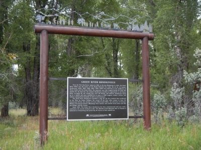Green River Rendezvous Marker. Click for full size. Green River Rendezvous Marker image. Click for full size.