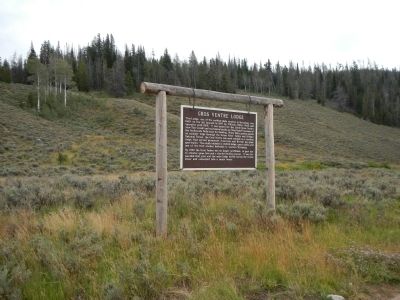 Gros Ventre Lodge Marker image. Click for full size.