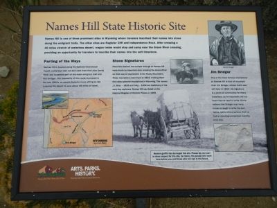 Names Hill State Historic Site Marker image. Click for full size.