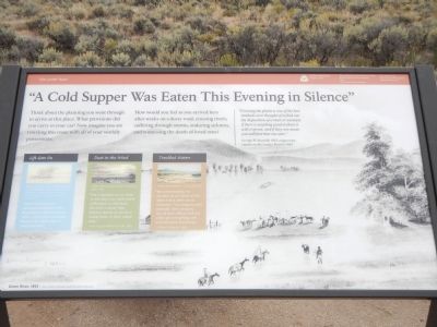 “A Cold Supper Was Eaten This Evening in Silence” Marker. Click for full size. “A Cold Supper Was Eaten This Evening in Silence” Marker image. Click for full size.