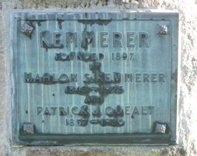 Kemmerer Founders Monument Marker image. Click for full size.