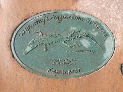 Wyoming's Aquarium in Stone plaque. Click for full size. Wyoming's Aquarium in Stone plaque image. Click for full size.
