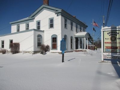 Site of Erastus D. Webster Homestead and Marker image. Click for full size.