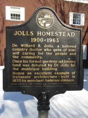 Jolls Homestead Marker image. Click for full size.