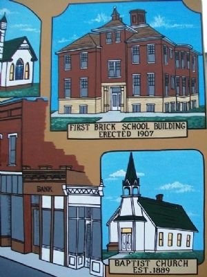 City of Lebo Mural Detail. Click for full size. City of Lebo Mural Detail image. Click for full size.